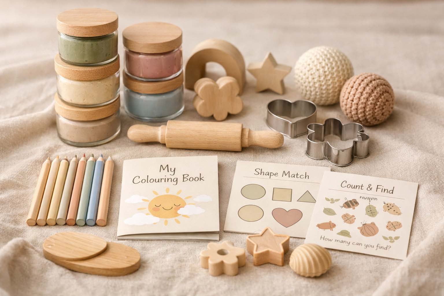 Quiet kits and calm activities for children